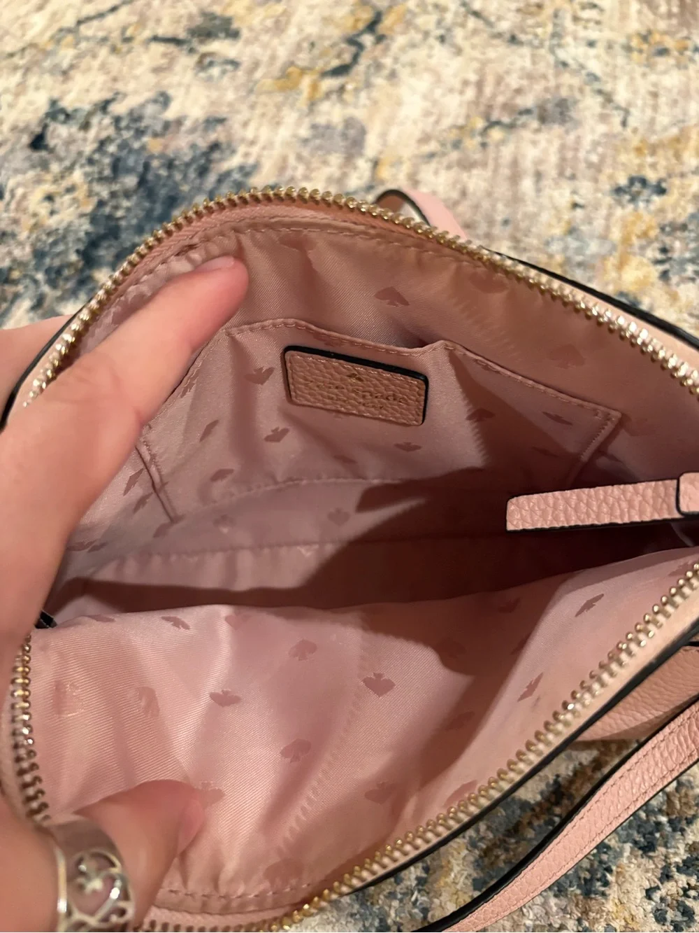 Kate Spade Southport Avenue Hanna Pink Leather Crossbody Bag